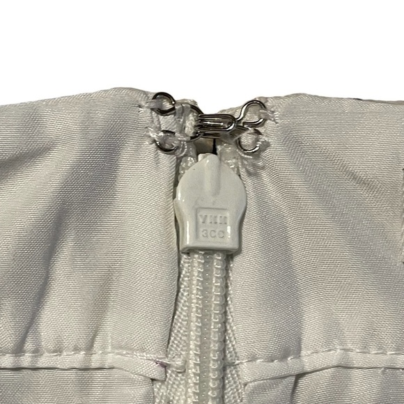 J. by J. Crew Blue/White/Black Abstract Floral Print Pencil Skirt - Sz 4 - Picture 5 of 10